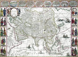 Asia noviter delineata, 1617 (värikaiverrus)